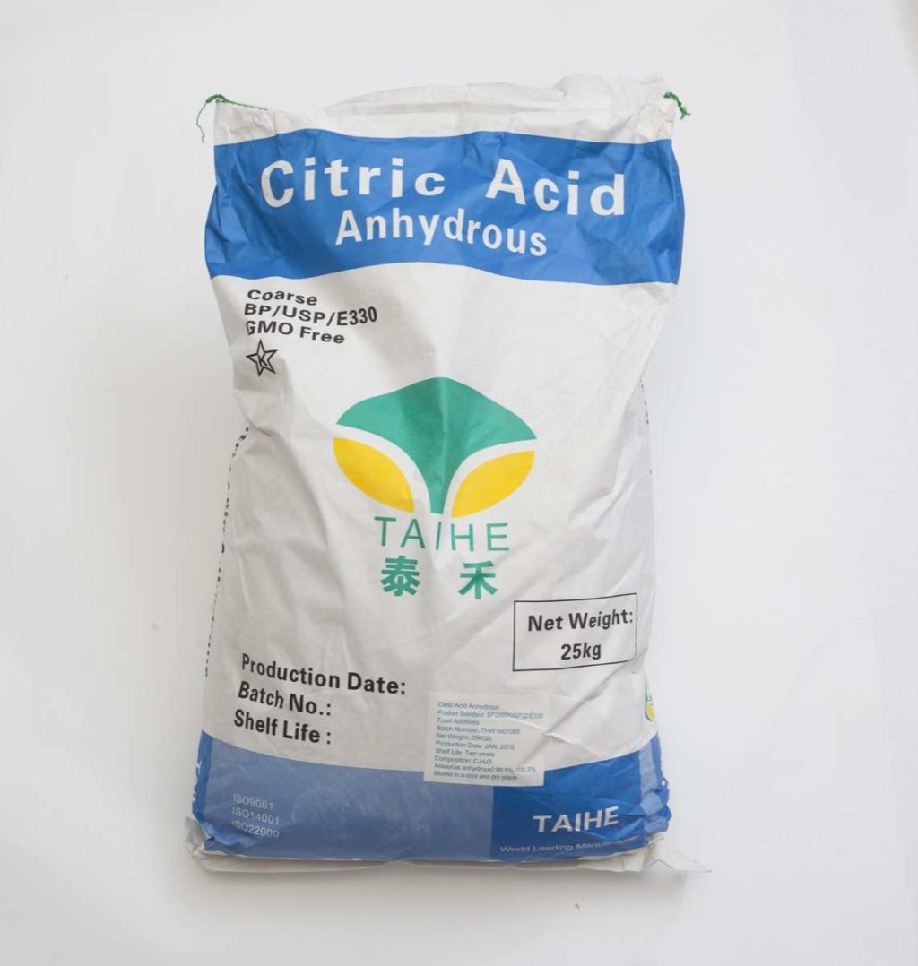 Citric Acid Anhydrous (25kg) Murphy and Son